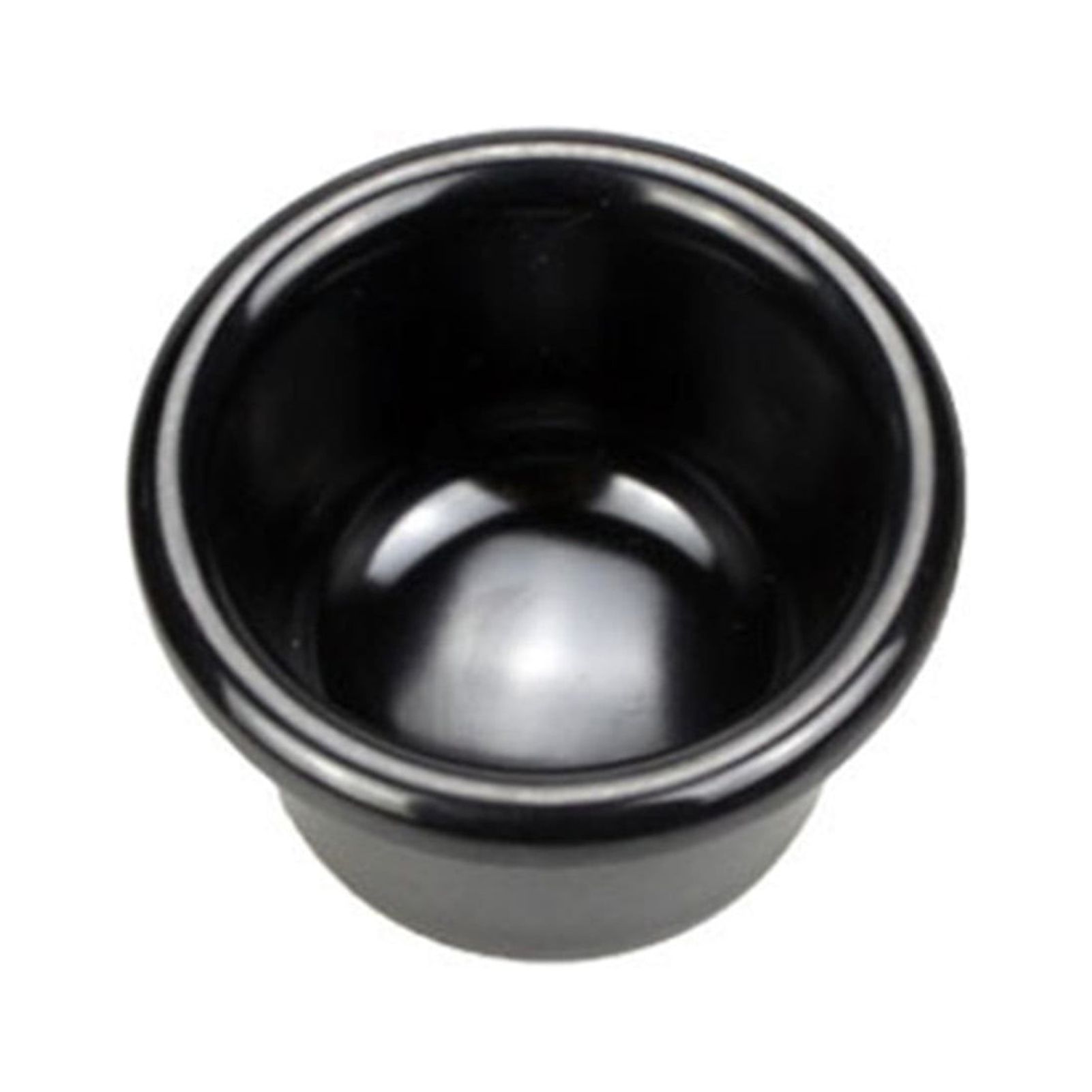 Sauce Bowl Round Glossy Melamine 6cm 50ml Black Mini Dipping Cup American Tableware for Cafe